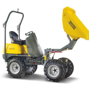 Wacker Neuson Dumper su Ruote 1001 con Cassone Ribaltabile Alto 1.000kg di Carico Utile