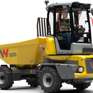 Wacker Neuson Dumper Gommato Dual View DV45 con Benna Rotante Ribaltabile 4.200kg Carico Utile