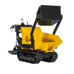 Minidumper LUMAG MD500HPROS con cassone ribaltabile frontale e pala auto-caricante, capacità 500 kg