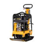 LUMAG RPi31D – Piastra vibrante reversibile con 199 kg incl. carrello di trasporto e tappeto in gomma